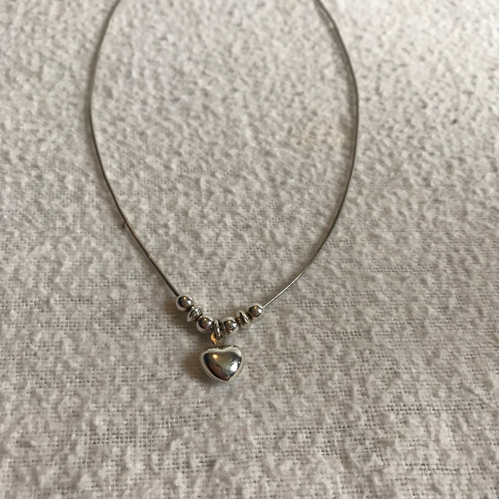 Silpada N1484 Puffy Heart Bead Necklace